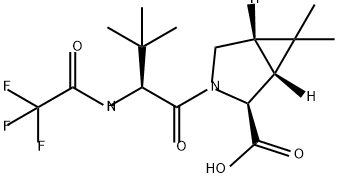 (1R,2S,5S)-3-((S)-3,3-ডাইমিথাইল-2-(2,2,2-trifluoroacetamido)butanoyl)-6,6-ডাইমিথাইল-3-আজাবিসাইক্লো[3.1.0]হেক্সেন -2-কারবক্সিলিক অ্যাসিড