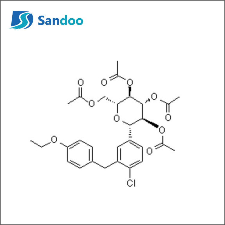 (1S)-1,5-Anhydro-1-C-[4-Chloro-3-[(4-Ethoxyphenyl)মিথাইল]ফিনাইল]-D-Glucitol Tetraacetate