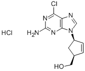 (1S–4R)-4-(2-amino-6-chloro-9H-purin-9-yl)-2-cyclopentene-1-মিথানল হাইড্রোক্লোরাইড