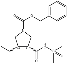 [2-[(3R,4S)-4-ইথাইল-1-[(ফেনাইলমেথক্সি) কার্বনাইল]-3-পাইরোলিডিনাইল]-2-অক্সোইথাইল]ডাইমিথাইল-সালফক্সোনিয়াম ভিতরের লবণ