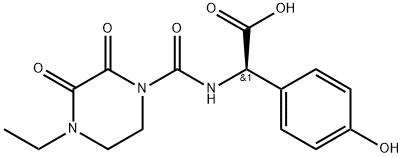 (2R)-2-[(4-ইথাইল-2,3-ডাইঅক্সোপাইপেরাজিনাইল) কার্বনিলামিনো] -2-(4-হাইড্রোক্সিফেনাইল) অ্যাসিটিক অ্যাসিড