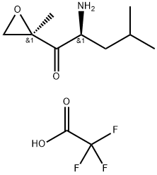 (2S)-2-অ্যামিনো-4-মিথাইল-1-((2R)-2-মিথিলোক্সিরানিল)-1-পেন্টানোন ট্রাইফ্লুরোঅ্যাসেটেট