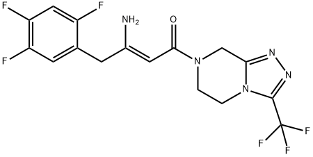 (2Z)-4-Oxo-4-[3-(trifluoromethyl)-5,6-dihydro-[1,2,4]triazolo[4,3-a]pyrazine-7(8H)-yl]-1- (2,4,5-ট্রাইফ্লুরোফেনাইল) কিন্তু-2-এন-2-অ্যামাইন