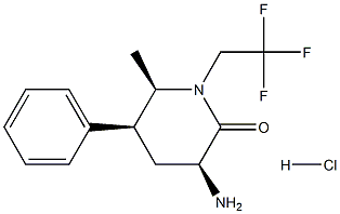 (3S,5S,6R)-3-অ্যামিনো-6-মিথাইল-5-ফিনাইল-1-(2,2,2-ট্রাইফ্লুরোইথাইল) পাইপেরিডিন-2-ওয়ান হাইড্রোক্লোরাইড