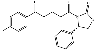 (4S)-3-[5-(4-ফ্লুরোফেনাইল)-1,5-ডাইঅক্সোপেনাইল]-4-ফিনাইল-2-অক্সাজোলিডিনোন