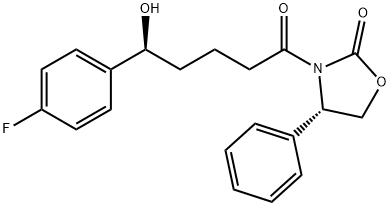 (4S)-3-[(5R)-5-(4-ফ্লুরোফেনাইল)-5-হাইড্রোক্সিপেন্টানাইল]-4-ফেনিল-1,3-অক্সাজোলিডিন-2-ওয়ান
