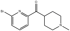 (6-broMopyridin-2-yl)(1-Methylpiperidin-4-yl)মিথেনন
