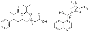 (8a,9R)-Cinchonan-9-ol mono[[(S)-[(1R)-2-মিথাইল-1-(1-অক্সোপ্রোপক্সি)প্রপক্সি](4-ফেনাইলবুটিল)ফসফিনাইল]এসিটেট]