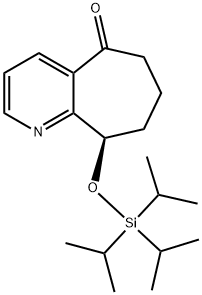 (R)-9-((triisopropylsilyl)অক্সি)-6,7,8,9-tetrahydro-5H-cyclohepta[b]pyridin-5-onehydrochloride