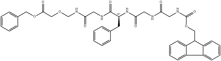 (S)-বেনজাইল 11-বেনজাইল-1-(9H-ফ্লুরেন-9-yl)-3,6,9,12,15-পেন্টাওক্সো-2,18-ডাইঅক্সা-4,7,10,13,16-পেন্টাজাইকোসান -20-ওট