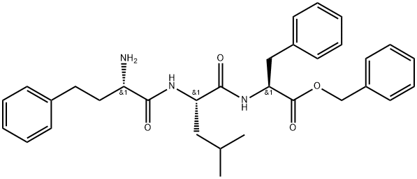 (S)-বেনজিল 2-(S)-2-((S)-2-অ্যামিনো-4-ফেনাইলবুটানামিডো)-4-মিথাইলপেন্টানমিডো)-3-ফেনাইলপ্রোপানোয়েট হাইড্রোক্লোরাইড