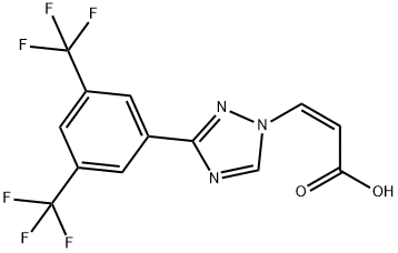 (Z)-3-(3-(3,5-bis(trifluoroMethyl)phenyl)-1H-1,2,4-triazol-1-yl)এক্রাইলিক অ্যাসিড