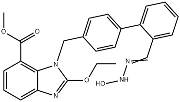(Z)-মিথাইল 2-ethoxy-3-((2'-(N'-hydroxycarbaMiMidoyl)biphenyl-4-yl)মিথাইল)-3H-benzo[d] iMidazole-4-carboxylate