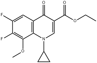 1-সাইক্লোপ্রোপাইল-6,7-ডিফ্লুরো-1,4-ডাইহাইড্রো-8-মেথক্সি-4-অক্সো-3-কুইনোলাইন কার্বক্সিলিক অ্যাসিড ইথাইল এস্টার