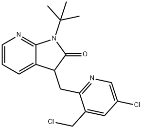 1-(tert-butyl)-3-((5-chloro-3-(chloromethyl)pyridin-2-yl)মিথাইল)-1,3-dihydro-2H-pyrrolo[2,3-b]pyridin-2- এক