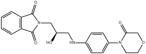 1H-ISOINDOLE-1,3(2H)-DIONE, 2-[(2R)-2-হাইড্রক্সি-3-[[4-(3-OXO-4-মরফোলিনাইল)ফেনাইল]অ্যামিনো]প্রোপাইল]-