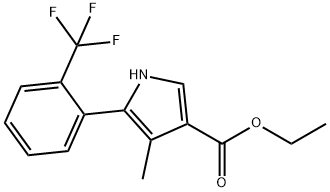 1H-Pyrole-3-কারবক্সিলিক অ্যাসিড, 4-মিথাইল-5-[2-(ট্রাইফ্লুরোমিথাইল)ফিনাইল]-, ইথাইল এস্টার