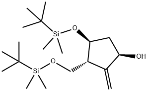 1R(3R,4S)-4-(tert-butyldimethylsilyloxy)-3-￡¨￡¨tert-butyldimethylsilyloxy)মিথাইল)-2-মিথিলিনসাইক্লোপেন্টানল