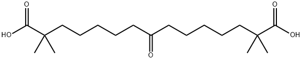 2,2,14,14-tetramethyl-8-oxopentadecanedioic অ্যাসিড