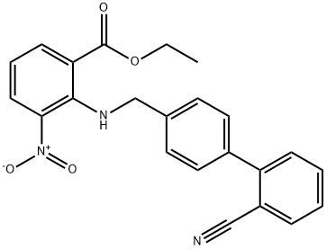 2-[[(2'-সায়ানো[1,1'-বাইফেনাইল]-4-yl)মিথাইল]এমিনো]-3-নাইট্রো-বেনজোয়িক অ্যাসিড ইথাইল এস্টার