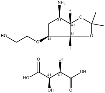2-((3aR,4S,6R,6aS)-6-amino-2,2-dimethyltetrahydro-3aH-সাইক্লোপেন্টা[d][1,3]dioxol-4-yloxy)ইথানল L-tataric অ্যাসিড