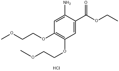 2-Amino-4,5-bis(2-methoxyethoxy) বেনজোয়িক অ্যাসিড ইথাইল এস্টার হাইড্রোক্লোরাইড