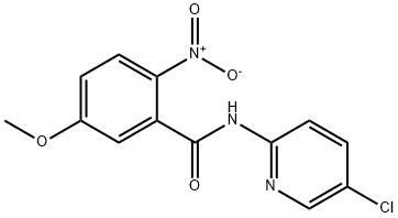 2-নাইট্রো-এন-(5-ক্লোরো-পাইরিডিন-2-yl)-5-মেথক্সি-বেনজামাইড