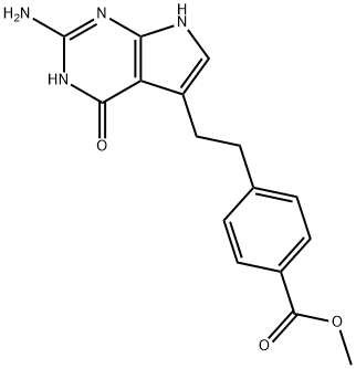 4-[2-(2-Amino-4,7-dihydro-4-oxo-1H-pyrrolo[2,3-d]pyrimidin-5-yl)ethyl]benzoic acid মিথাইল এস্টার