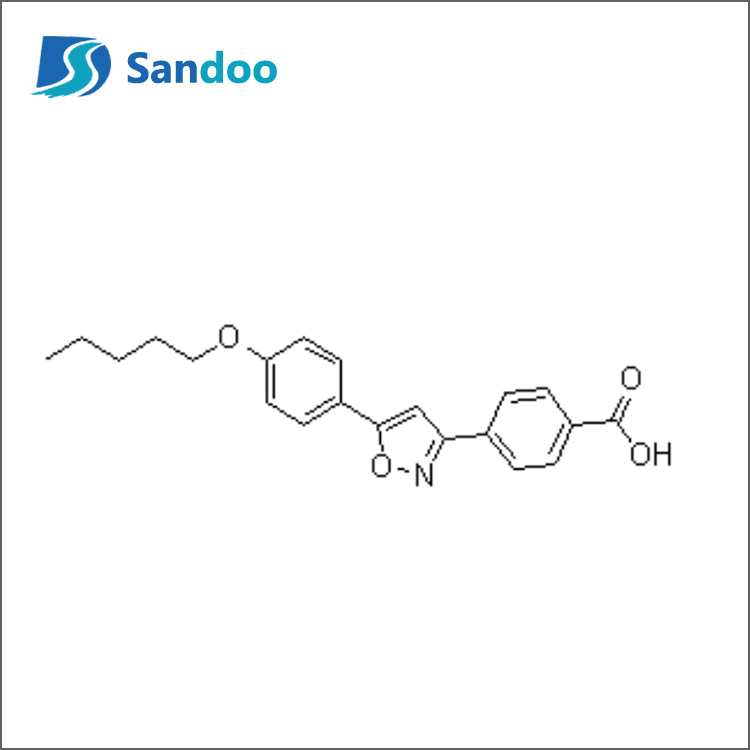 4-[5-(4-Pentyloxyphenyl)isoxazol-3-yl]বেনজোয়িক অ্যাসিড