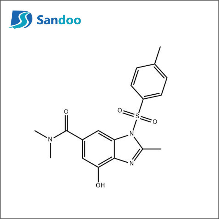 4-হাইড্রক্সি-এন,এন,2-ট্রাইমিথাইল-1-টোসিল-1এইচ-বেনজো[ডি]ইমিডাজল-6-কারবক্সামাইড