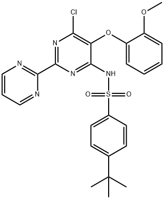 4-tert-Butyl-N-(6-chloro-5-(2-methoxyphenoxy)-2,2'-bipyrimidin-4-yl)বেনজেনেসালফোনামাইড