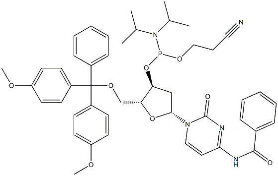 5'-O-DMT-N4-বেনজয়েল-2'-ডিঅক্সিসাইটিডাইন 3'-সিই ফসফরামিডাইট