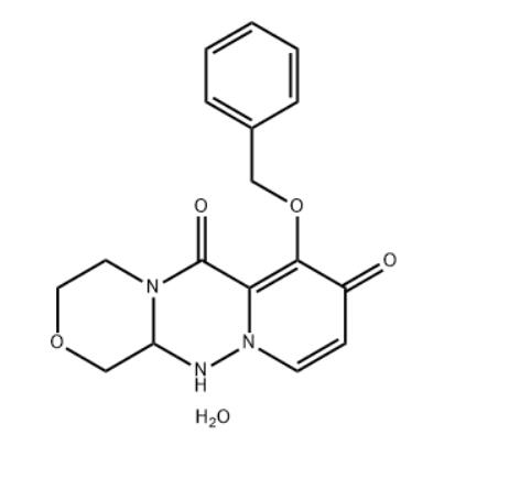 7-(বেনজিলক্সি)-3,4,12,12a-টেট্রাহাইড্রো-1H-[1,4]অক্সাজিনো[3,4-c]পাইরিডো[2,1-f][1,2,4]ট্রায়াজিন-6, 8-dio ne, hemihydrate