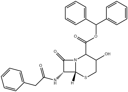 benzhydryl(6R,7R)-3-hydroxy-8-oxo-7-(2-phenylacetamido)-5-thia-1-azabicyclo[4.2.0]অকটেন-2-কারবক্সিলেট