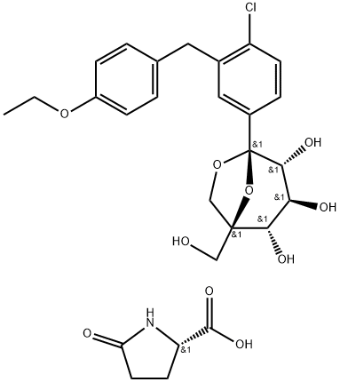 Ertugliflozin L-pyroglutamic অ্যাসিড