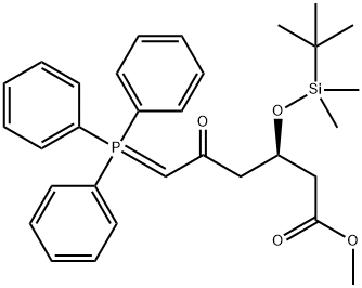 মিথাইল (3R)-3-(tert-butyldimethylsilyloxy)-5-oxo-6-triphenylphosphoranylidenehexanoate