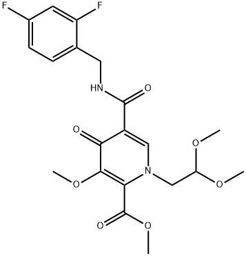 মিথাইল-5-(2,4-ডিফ্লুরোবেনজিলকার্বামোয়েল)-1-(2,2-ডাইমেথোক্সিইথাইল)-3-মেথোক্সি-4-অক্সো-1,4-ডাইহাইড্রোপাইরিডিন-2-কারবক্সিলেট