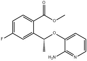 মিথাইল(আর)-2-(1-((2-অ্যামিনোপাইরিডিন-3-ইএল)অক্সি)ইথাইল)-4-ফ্লুরোবেনজয়েট