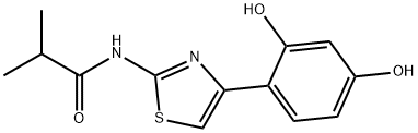 N-[4-(2,4-ডাইহাইড্রোক্সিফেনাইল)-1,3-থিয়াজল-2-yl]-2-মিথাইলপ্রোপানামাইড