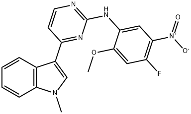 N-(4-ফ্লুরো-2-Methoxy-5-nitrophenyl)-4-(1-Methylindol-3-yl)pyriMidin-2-aMine
