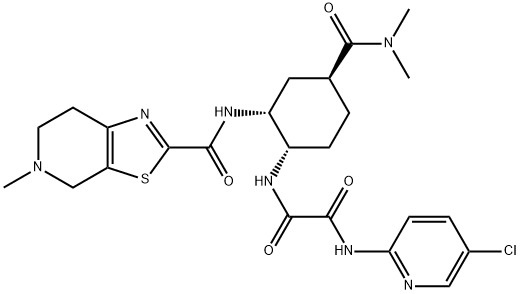 N-(5-Chloropyridin-2-yl)-N'-[(1S,2R,4S)-4-[(dimethylamino)carbonyl]-2-[[(5-মিথাইল-4,5,6,7- টেট্রাহাইড্রোথিয়াজোলো