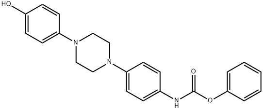 ফিনাইল {4-[4-(4-হাইড্রোক্সিফেনাইল) পাইপেরাজিন-1-Yl]ফিনাইল} কার্বামেট