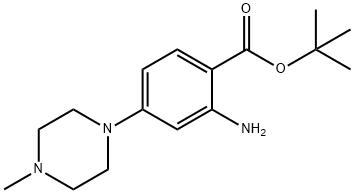 tert-butyl 2-amino-4-(4-methylpiperazin-1-yl) বেনজয়েট